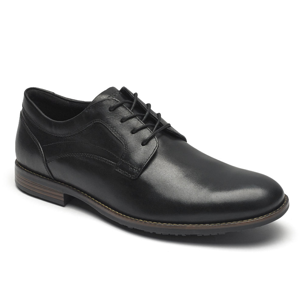 Rockport Oxfords Herre Svart - Dustyn Plain Toe - UXHD65297